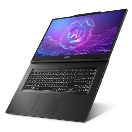 Ноутбук MSI VenturePro 17 AI A2HVEG-029XRU Intel Core Ultra 5 225H/16Gb (2*8 D5)/SSD512Gb/RTX4050 6Gb (45W)/17.3"/IPS/FHD/1920x1080/144Hz/NoOS/RJ-45/Solid Gray/2.4kg