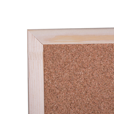 Доска пробковая 45*60см. OfficeSpace, деревянная рамка (KK_20419)
