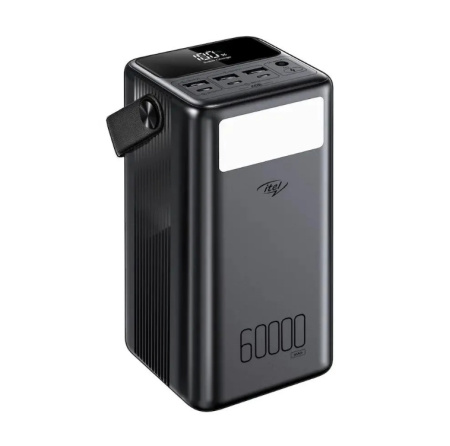 Аккумулятор внешний 60000_mAh Itel Maxpower 600PF 5A черный