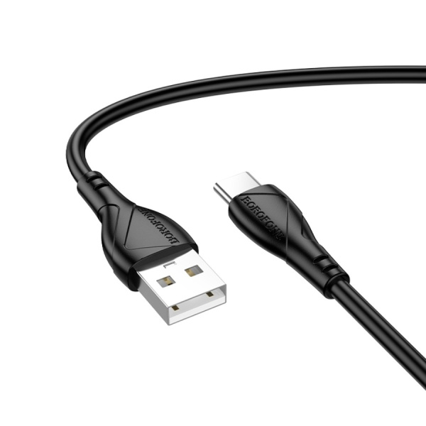 Кабель USB Type-C (m) - USB(m) BOROFONE BX121, 1м, 3.0A, черный