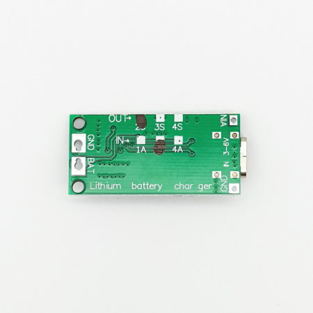 Модуль зарядки Li-ion 2S, Type-C DC 5V 2A - DC 8.4V, 1.1A