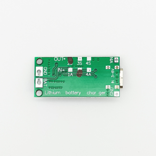 Модуль зарядки Li-ion 2S, Type-C DC 5V 2A - DC 8.4V, 1.1A