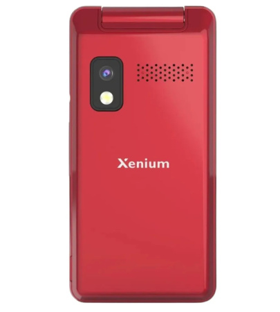 Сотовый Xenium X600 Red 2sim/2.4"/320*240/32Mb/microSD/0.3Мп/Bt/1000мАч/раскладушка