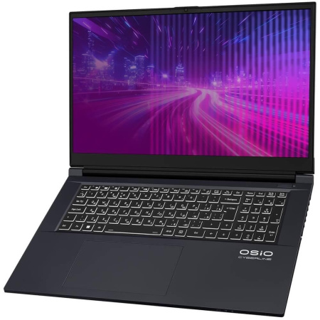 Ноутбук CyberLine C170i-002 17.3"(1920*1080 IPS (матовый, 144Hz) )/Intel Core i5 12600H(2.7Ghz)/16384Mb/512PCISSDGb/noDVD/Ext:nVidia GeForce RTX4050(6144Mb)/Cam/BT/WiFi/52.6WHr/war 1y/2.4kg/Space Gray/noOS + не МПТ