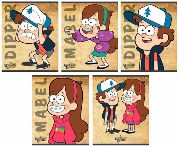 Тетрадь 24л. кл. "Гравити Фолз" Hatber (24Т5В1 068736)