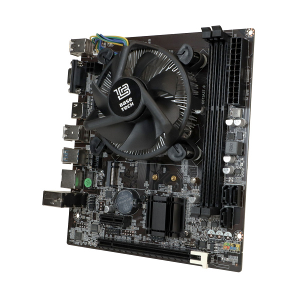 Мат.плата S1150 с процессором i7-4770 и кулером BaseTech H81M-K (mATX,2DDR3,M.2,3SATA,VGA,HDMI,PC1600)(BT-H81M-K-4770)