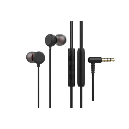 Гарнитура Perfeo BUN  внутриканальные, черный (PF_B4182)