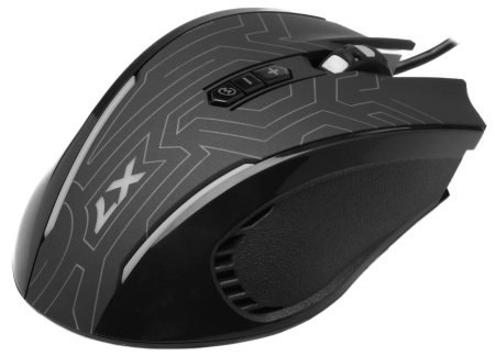 Игровая мышь USB A4Tech X87 Maze оптическая, 8кн, 2400dpi, Black