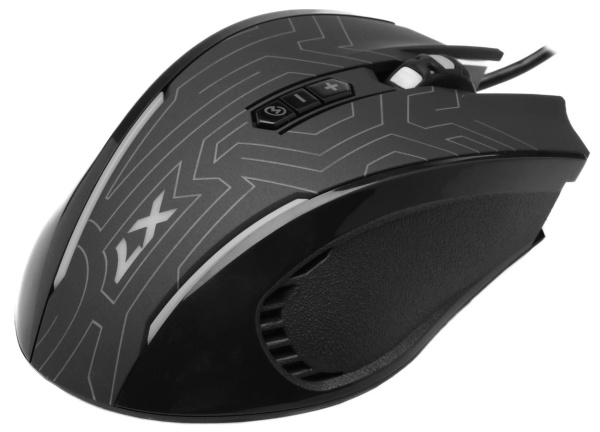 Игровая мышь USB A4Tech X87 Maze оптическая, 8кн, 2400dpi, Black