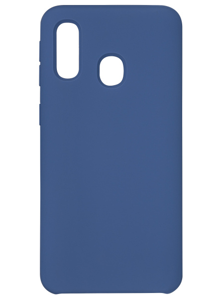 Чехол силиконовый для Samsung Galaxy A40 Silicone case синий