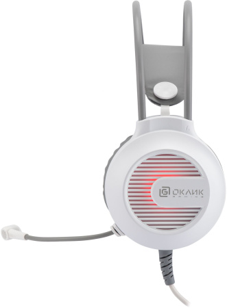 Игровая гарнитура Оклик HS-L300G полноразмерные, кабель 2.2м, White
