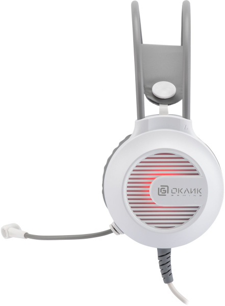 Игровая гарнитура Оклик HS-L300G полноразмерные, кабель 2.2м, White