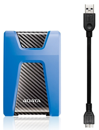Жесткий диск USB3.0 2.5" 1TB A-Data AHD650 [AHD650-1TU31-CBL] Синий