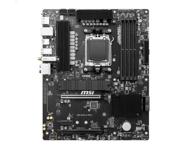 Мат.плата SocAM5 AMD B650 MSI PRO B650-S WIFI (ATX,4DDR5,2M.2,2PCI-E16,PCI-E,HDMI,DP,PC7200,Wi-Fi,BT)