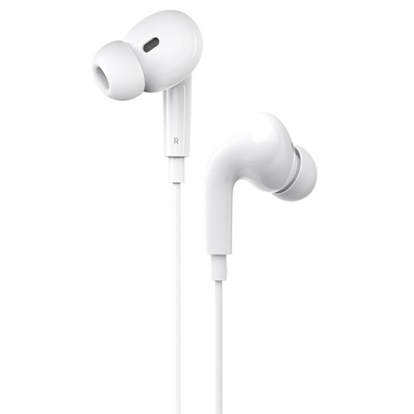 Гарнитура проводная BOROFONE BM30 Pro вставные, кабель 1.2м, белый, Type-C разъем