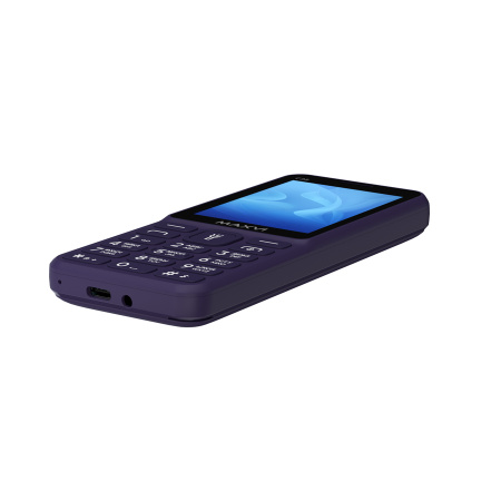 Сотовый Maxvi C38 Purple 2sim/2.8"/240*320/microSD/0.5МП/Bt/1800мАч/моноблок