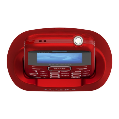 Сотовый Maxvi B21ds up Red 2sim/2.4"/320*240/microSD/1.3МП/Bt/2300мАч/моноблок
