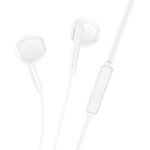 Гарнитура проводная BOROFONE BM76 вставные, кабель 1.2м, белый