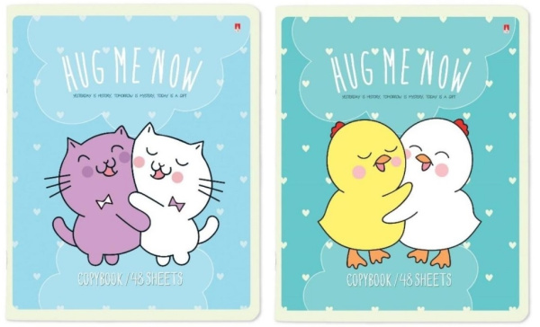 Тетрадь 48л. кл. "Обнимашки" Альт (7-48-1136)