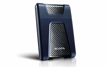 Внешний жесткий диск/ Portable HDD 4TB ADATA HD650 (Black), Silicone, USB 3.2 Gen1, 127x99x27mm, 390g /3 года/