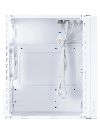 Корпус mATX Б_БП 1STPLAYER WD1 White (USB3.0,Audio,белый,Mesh,Non Window,3х120мм,CPU Cooler до 150мм, VGA до 270мм)[WD1-WH-3F-W]