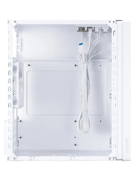 Корпус mATX Б_БП 1STPLAYER WD1 White (USB3.0,Audio,белый,Mesh,Non Window,3х120мм,CPU Cooler до 150мм, VGA до 270мм)[WD1-WH-3F-W]