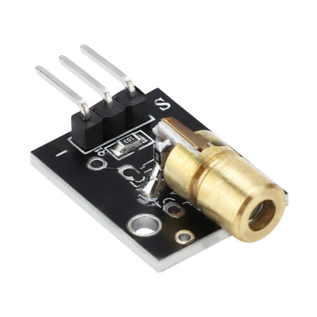 Модуль лазерный KY-008, красный, 650nm, 5мВт, Vdc5V