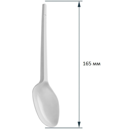 Одноразовая ложка столовая 165мм, 100шт. (600947/603079/245851/261874) 