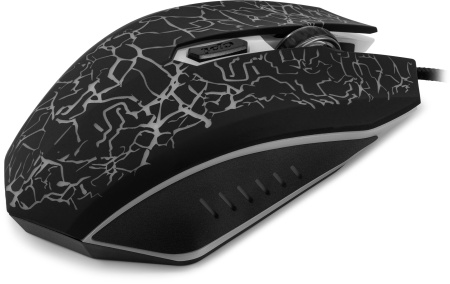 Игровая мышь USB Oklick 896G оптическая, 12800dpi, 5кн, Black