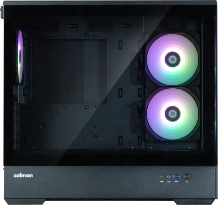 Корпус Zalman P30 V2 черный без БП mATX 6x120mm 5x140mm 1xUSB3.0 audio bott PSU