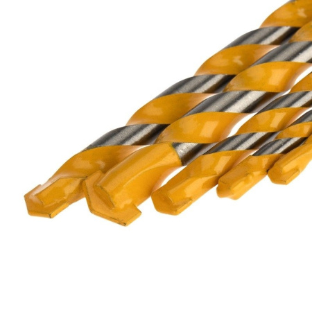 Набор сверл по бетону 4..10, 5штук, кейс пластик, Kranz KR-91-0411