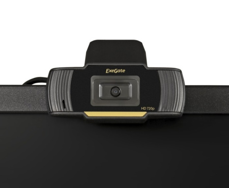 Веб-камера ExeGate GoldenEye C270, 0.3МП,640х480, USB, микрофон с шумоподавлением, универсальное креп (EX286180RUS)
