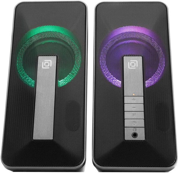 Актив.колонки 2.0 Оклик OK-130 10Вт, Bluetooth, Black