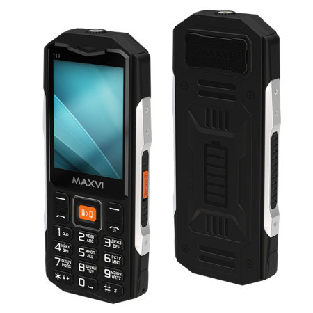 Сотовый Maxvi T19 Black 2sim/2.8"/320*240/2000мАч/моноблок