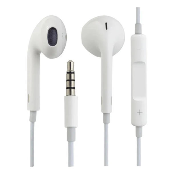 Гарнитура Perfeo REPLAY внутриканальные, белый, с управлением звуком (PF_A4634)