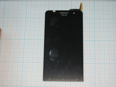 Дисплейный модуль ( дисплей + тачскрин ) Asus Zenfone 6 чёрный