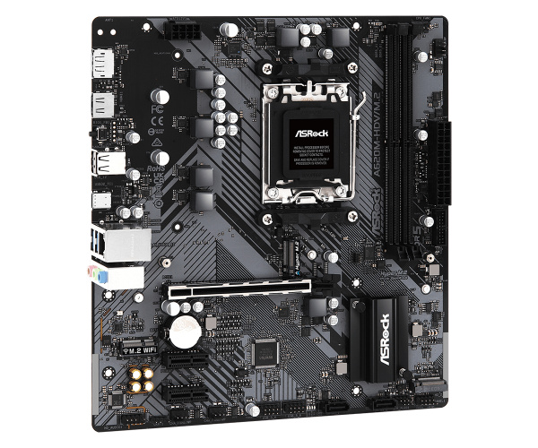 Мат.плата SocAM5 AMD A620 ASRock A620M-HDV/M.2 (mATX,2DDR5,2M.2,PCI-E16,2PCI-E,DP,HDMI,PC6400)