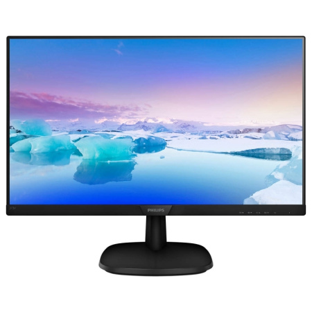Монитор 27"/Philips/273V7QDSB/Черный/IPS/1920*1080/75 Гц/VGA//HDMI/DVI/MiniJack//////