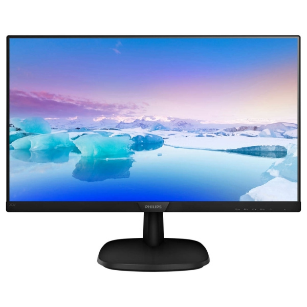 Монитор 27"/Philips/273V7QDSB/Черный/IPS/1920*1080/75 Гц/VGA//HDMI/DVI/MiniJack//////
