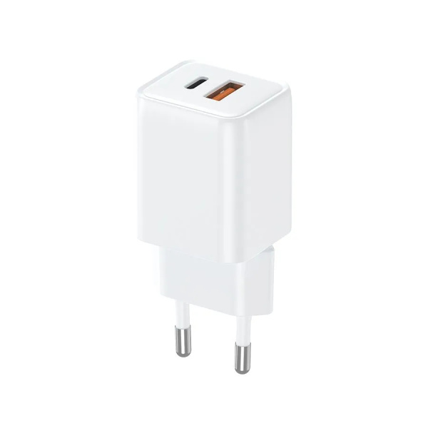 Зарядное_устройство - TypeC+USB 33W PD TFN белый (TFN-WC-33W-3116-WH)