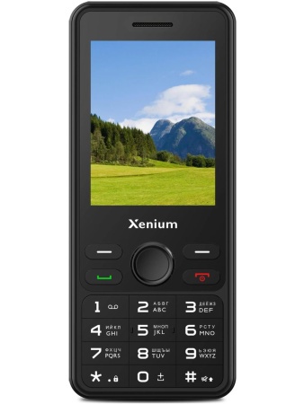 Сотовый Xenium X280 Black 2sim/2.8"/320*240/32Mb/microSD/0.3Мп/Bt/3000мАч/моноблок