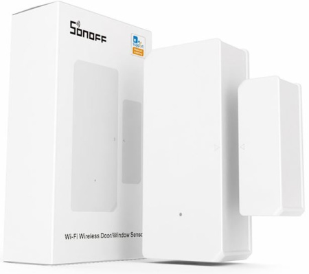 Умный датчик открытия двери/окна WiFi Sonoff DW2-Wi-Fi Yiweilian, eWeLink, 2*AAA