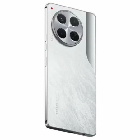 Смартфон Tecno Camon 30 8Гб 256Гб Uyuni Salt White 6.8", AMOLED, 2436*1080, 2*2.2+6*2ГГц, 50+2+0.08Мп, 50Мп, 4G, NFC, 5000мАч, And 14