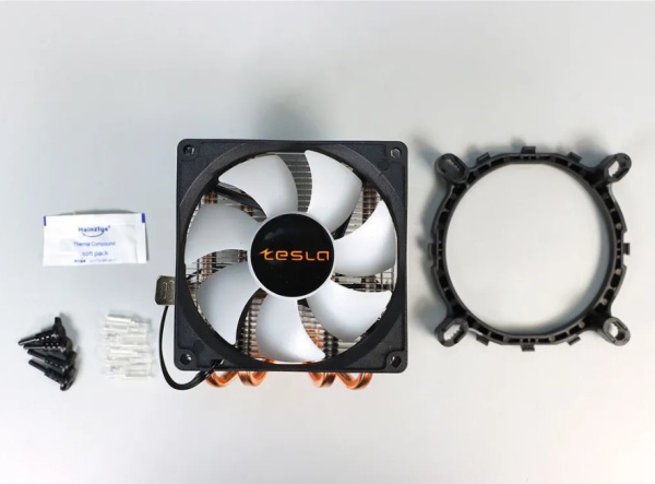 Кулер S115х/1200/1700/AM TESLA 940RGB (120W/92mm/2200rpm/RGB)