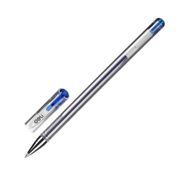 Ручка гелевая DELI "Geni" синяя 0,5 мм (EG90-BL)