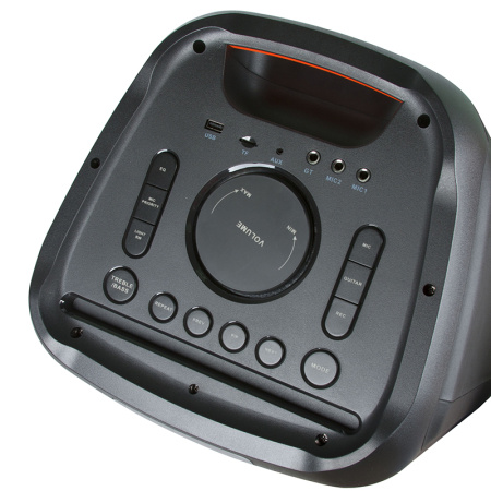 Портативная колонка ELTRONIC 20-62 FIRE BOX 1000 динамик 10" 2шт. 80Вт, Bluetooth, TWS, FM, USB,  mi