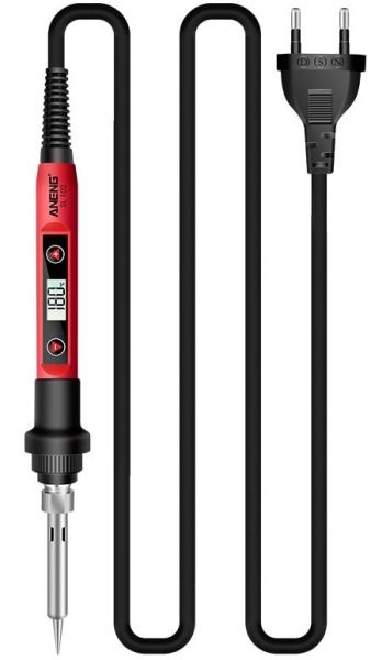 Паяльник 220в, 60вт, регулировка температуры, дисплей, 900M, Aneng SL102