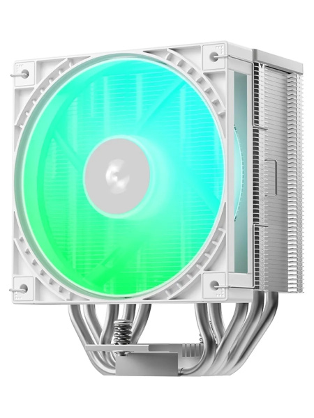 Кулер S1700/1851/AMx Deepcool AG500 G2 WH ARGB (250W/120mm/500-2200rpm/ARGB/5 тепл.трубок,белый)