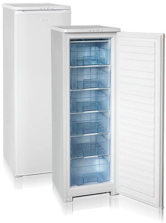 Морозильник Бирюса 116 White, 1 камера, 175л, 48x60.5x145, класс A, ручная разморозка