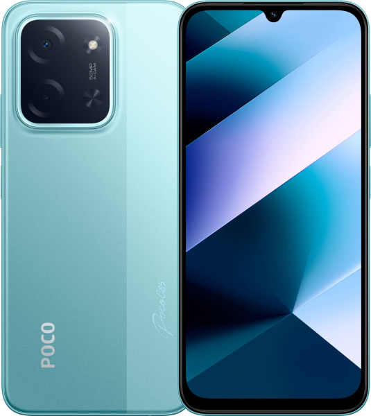 Смартфон POCO C85 6Гб 128Гб Green 6.9",IPS,1600*720, 8*2ГГц, 50МП, 8Мп, 4G, 6000мАч, And 15